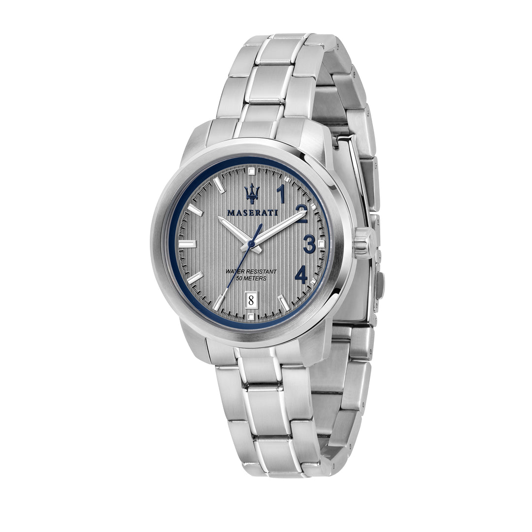 MASERATI ACTIVE POLO 38mm 3H GRAY DIAL BR SS