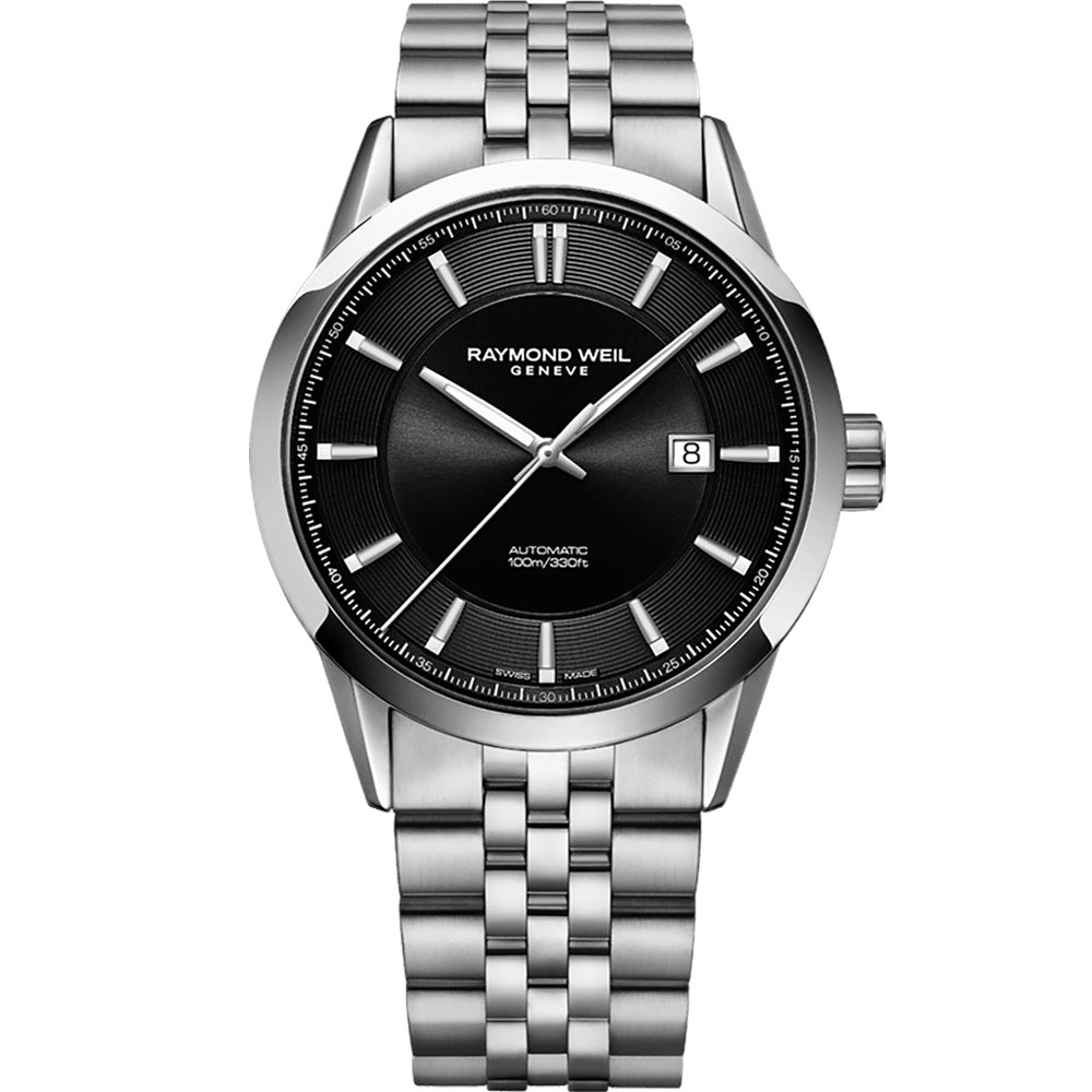 Raymond Weil Men's Freelancer Automatic Black Dial Watch