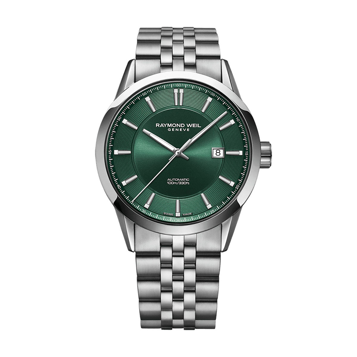 Raymond Weil Freelancer Men s Automatic Green Dial Stainless Steel