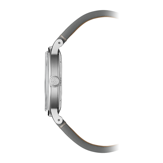 Raymond Weil Millesime Men's Automatic Grey Leather Strap Watch 39.5mm