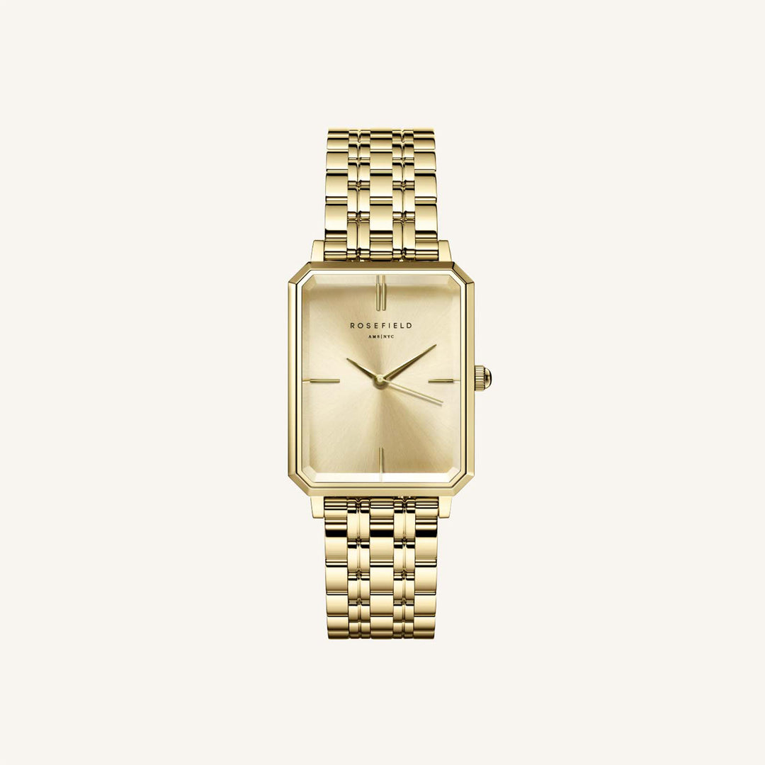 Rosefield Octagon Champagne Steel GoldLadies Watch