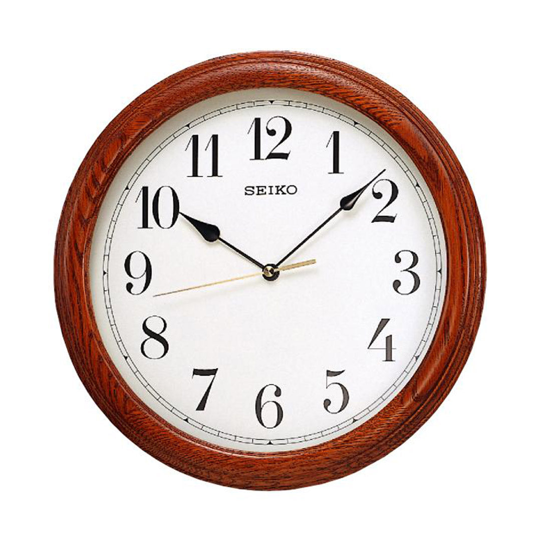 Seiko Wooden Wall Clock The Watch House