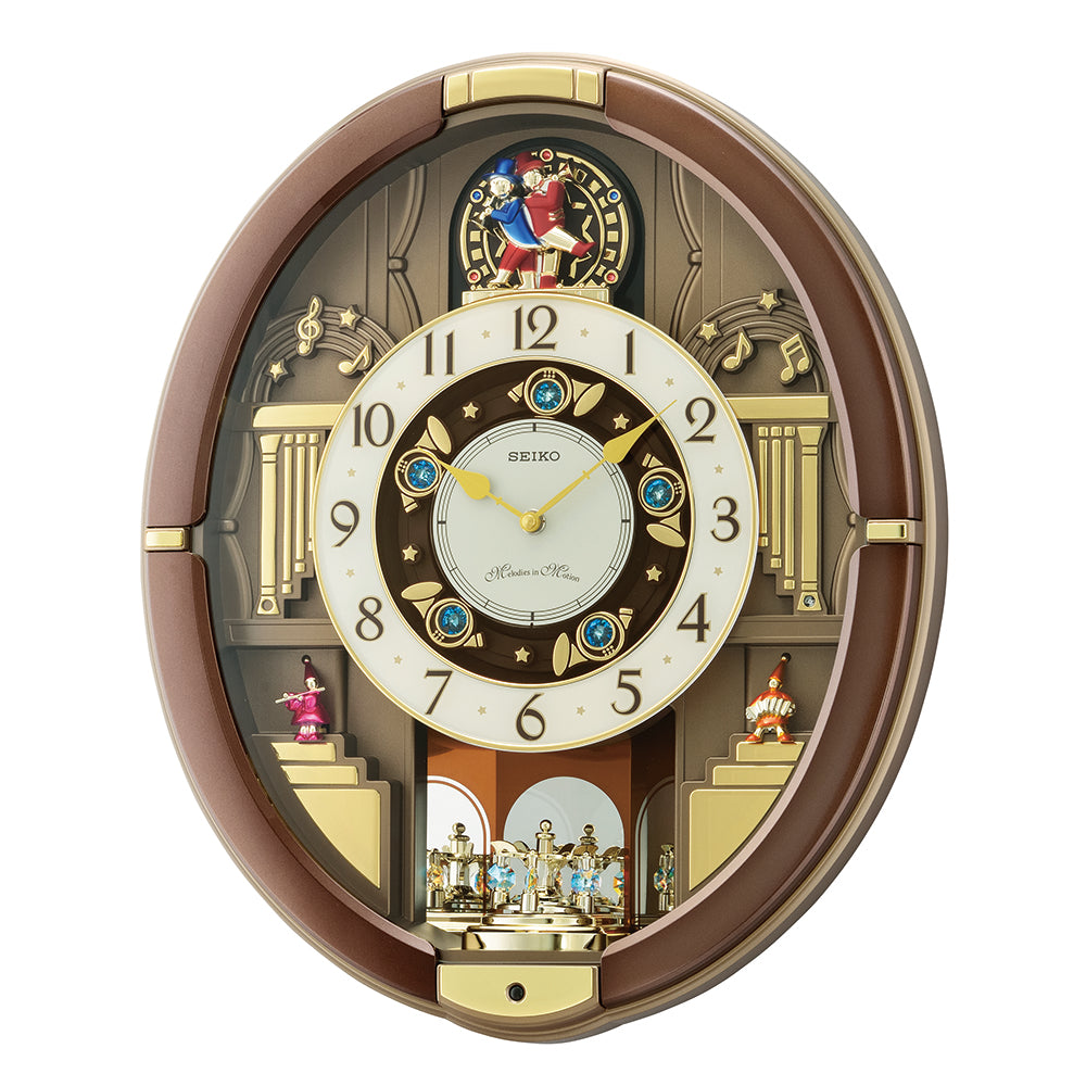 QXM384B - Seiko Plastic Wall Clock