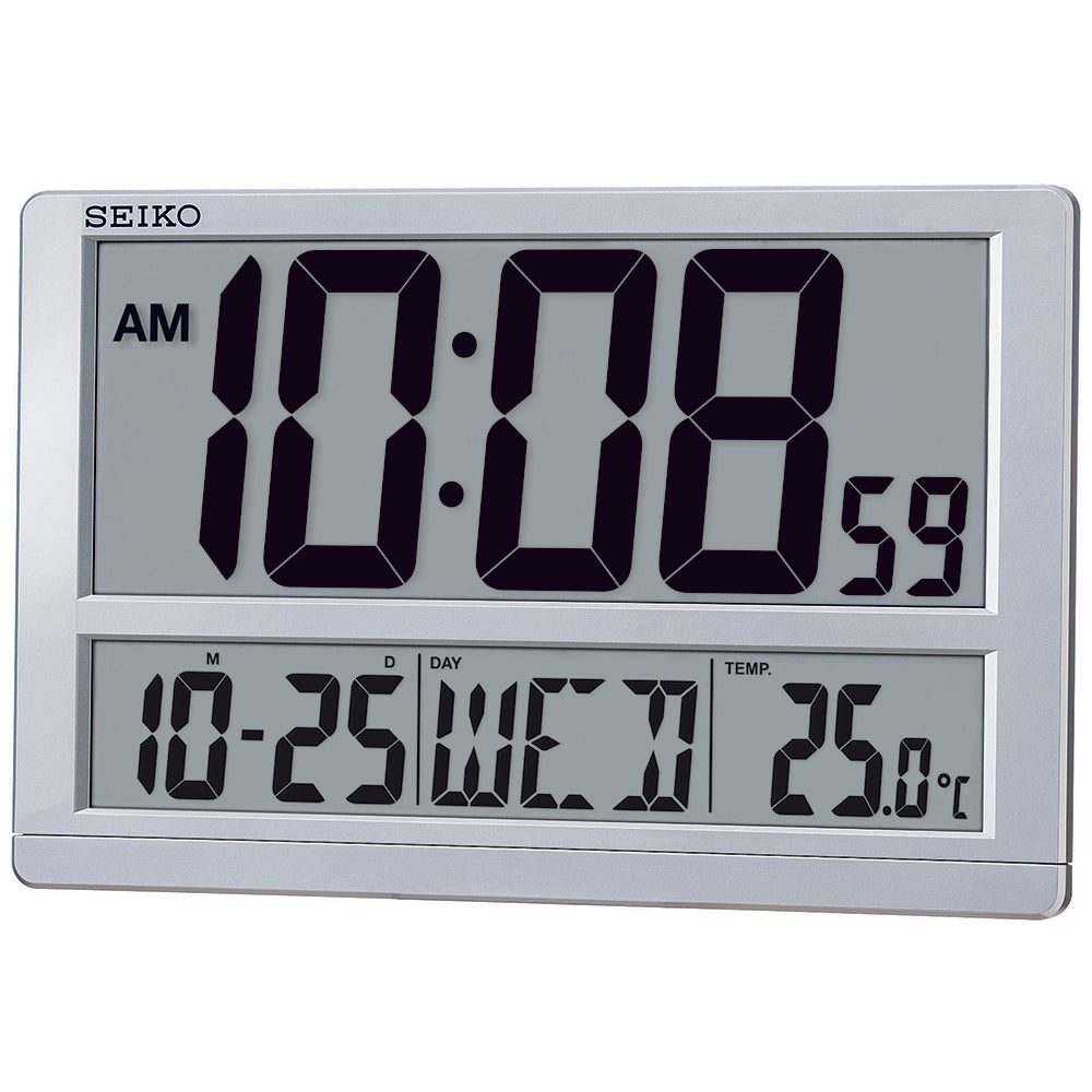 Seiko Plastic Wall Clock With Thermometer The Watch House