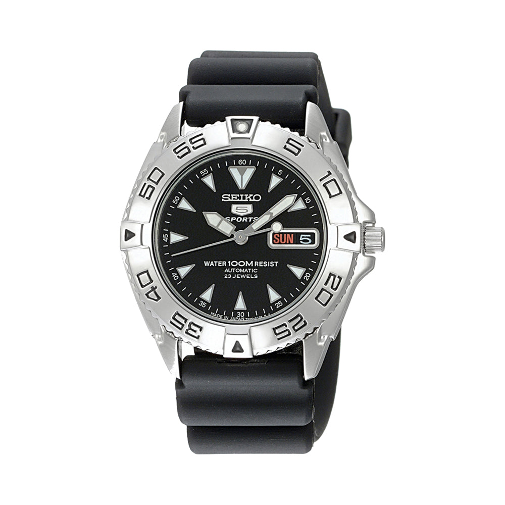 Seiko 5 Sports Automatic Black Dial Men's Watch SNZB33J2