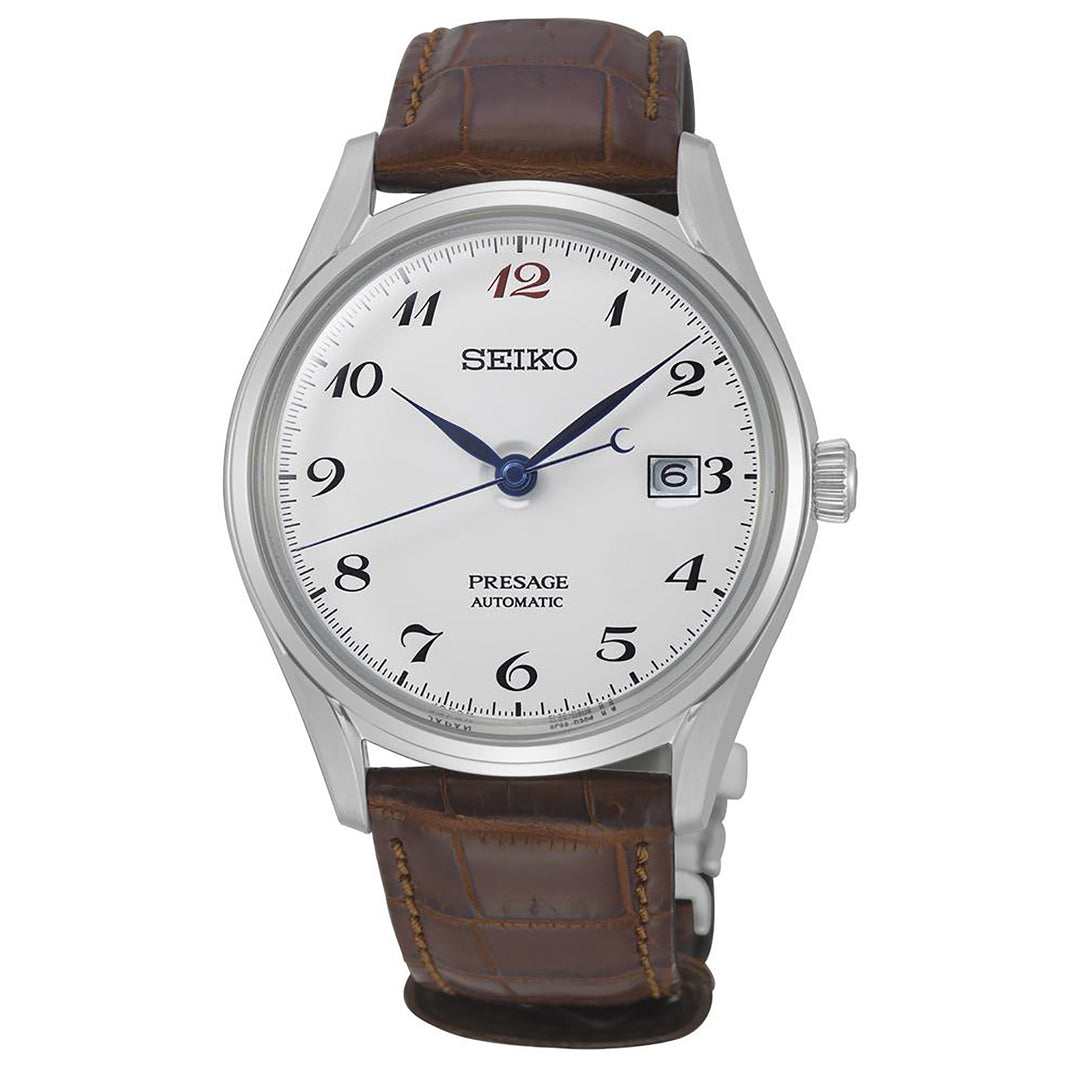 SEIKO Men's Presage Automatic Watch with Enamel Dial