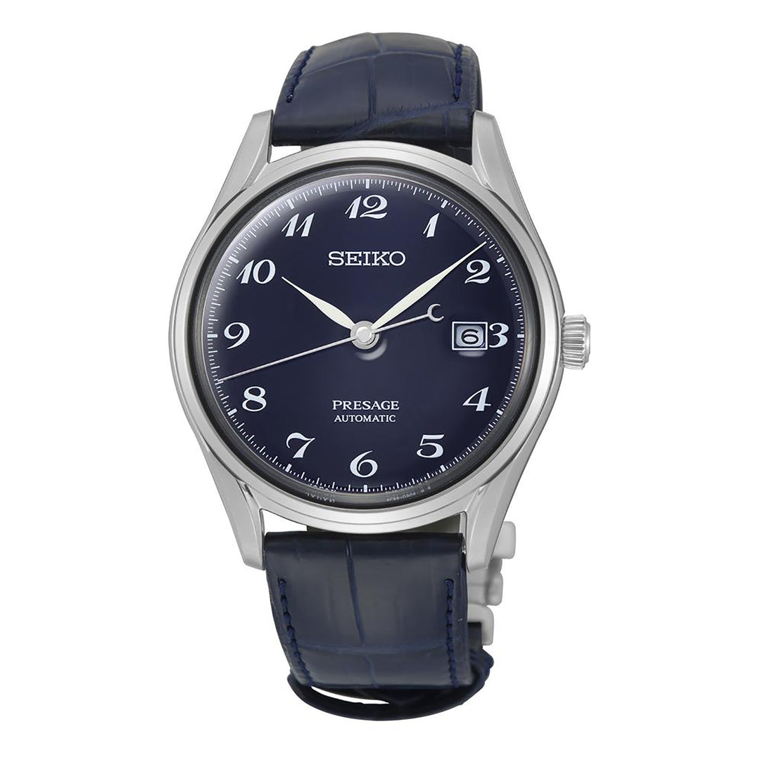 SEIKO Men's Presage Automatic Watch with Enamel Dial