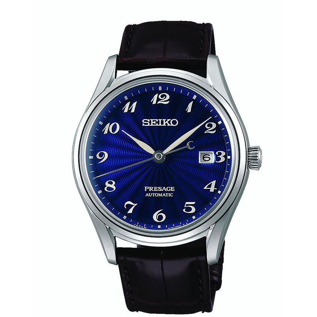 SEIKO Men's Presage Automatic Watch with Shippo Enamel Dial