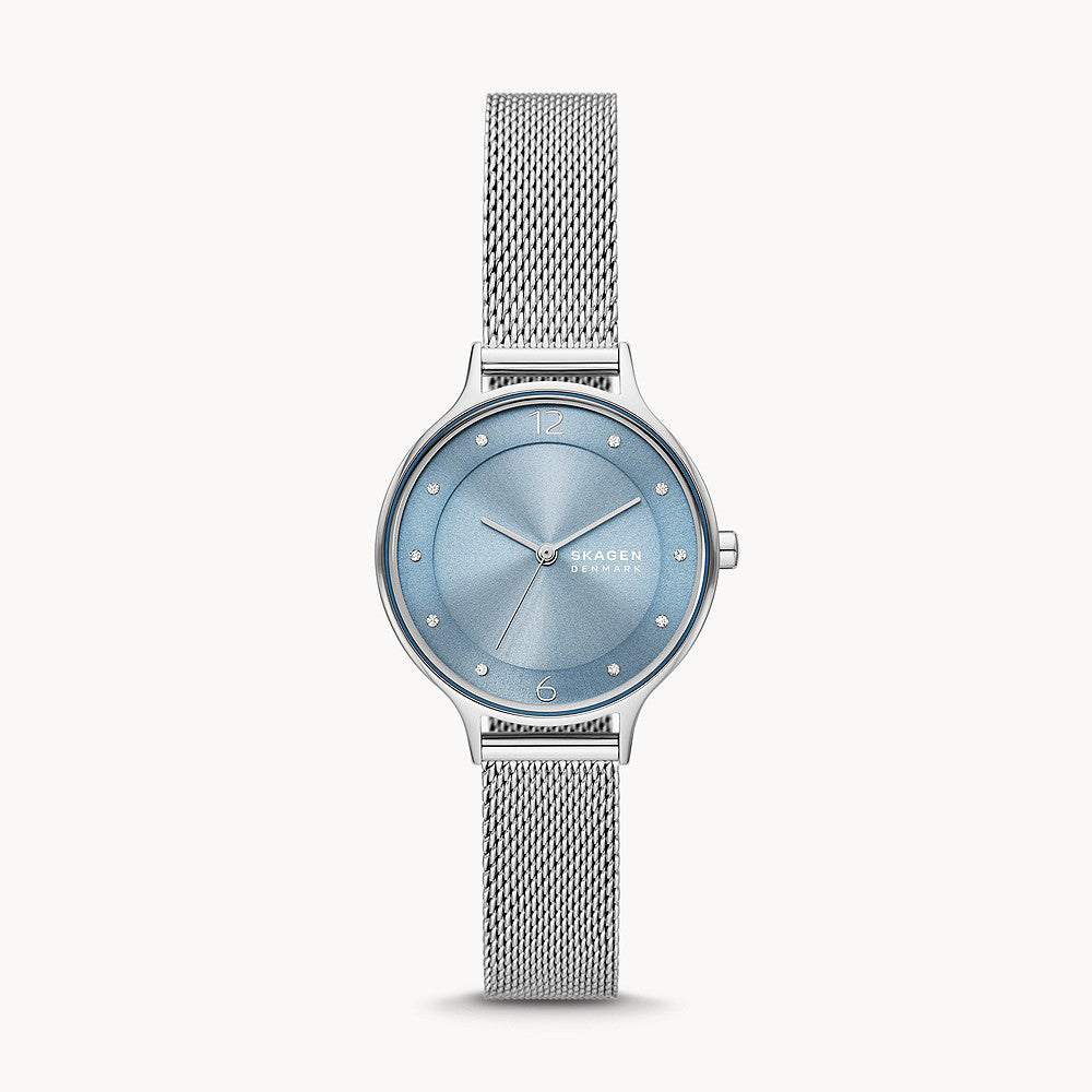 SKAGEN ANITA LILLE THREE-HAND STAINLESS STEEL WATCH