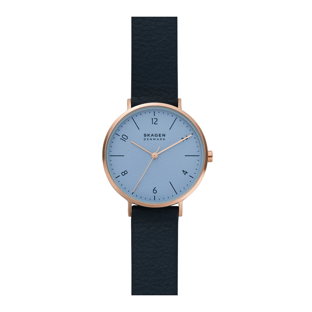 ANALOG WATCH 0 JWL GP LEATHER STRAP