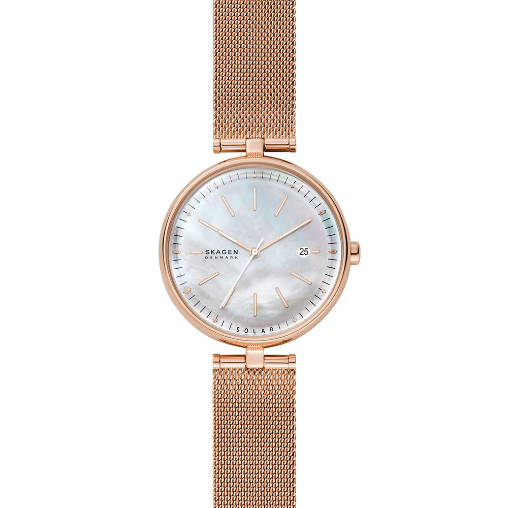 SKAGEN MOP ANLG WATCH 0 JWL GP METAL BRCLT