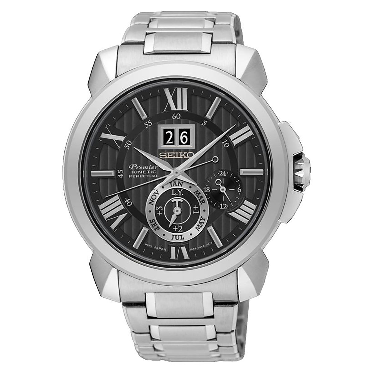 Seiko Men's Premier Kinetic Perpetual Calendar