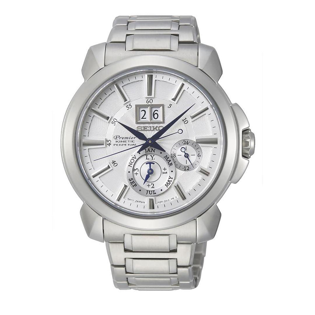 SEIKO Men's Premier Kinetic Perpetual Calendar