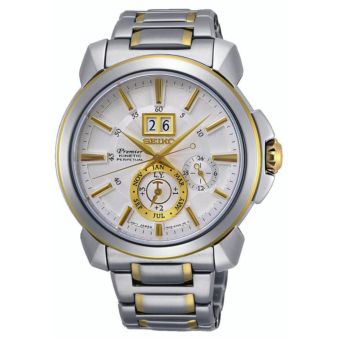 SEIKO Men's Premier Formal Kinetic Watch