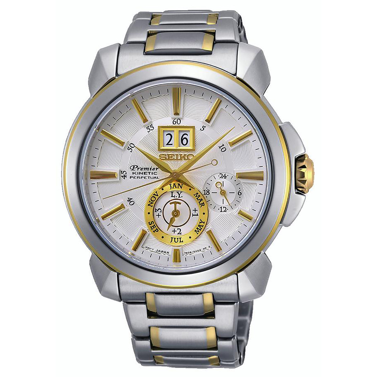Seiko Men's Premier Formal Kinetic Watch