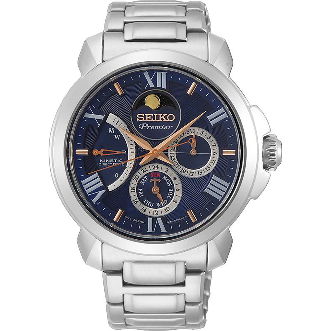 SEIKO Men's Premier Kinetic Direct Drive