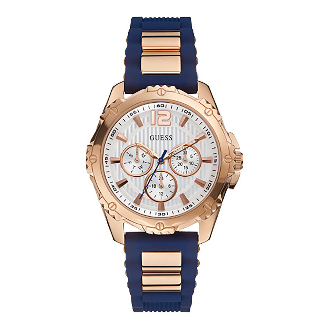 Guess Women's Watch Rose Gold Tone Case Quartz