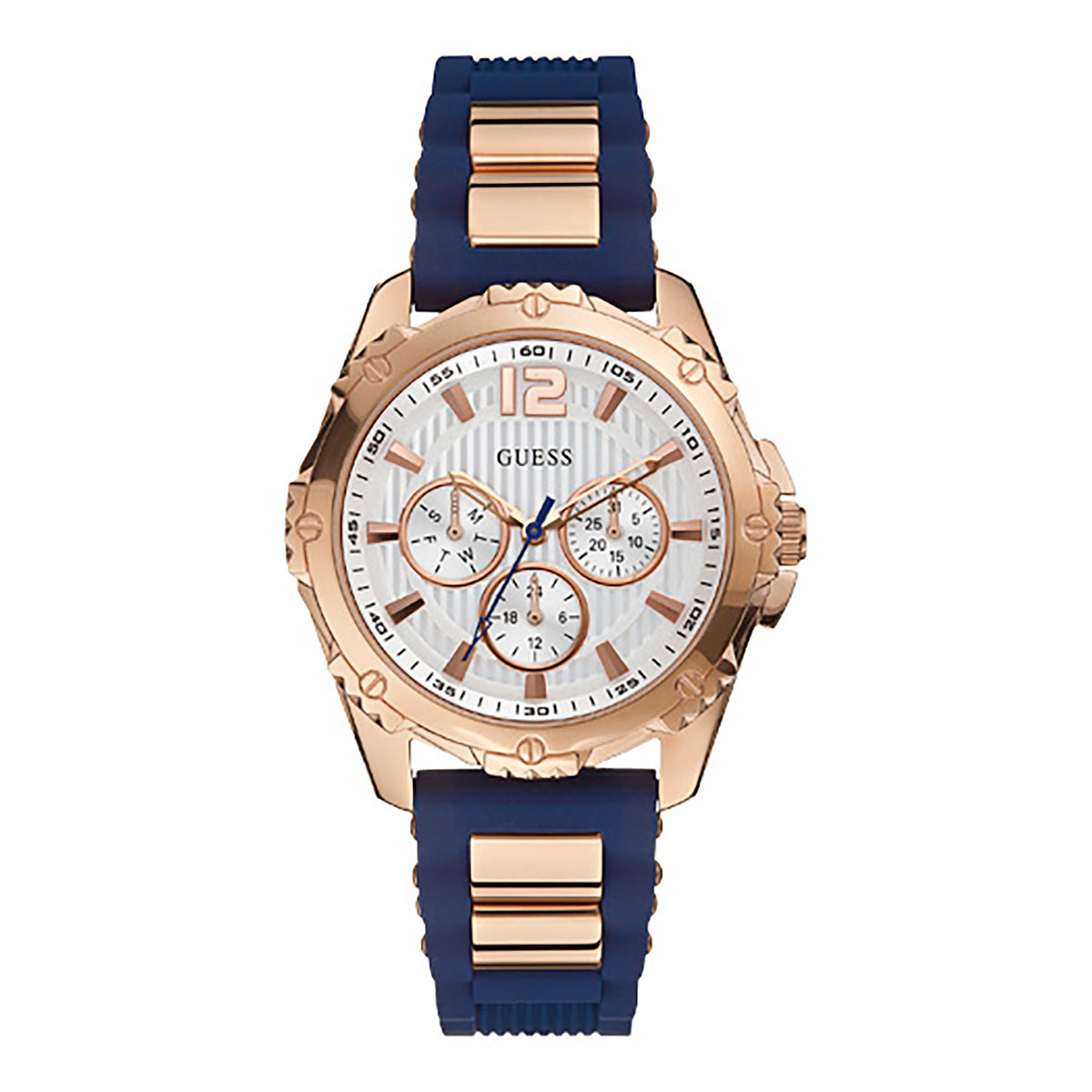 Guess Women's Watch Rose Gold Tone Case Quartz
