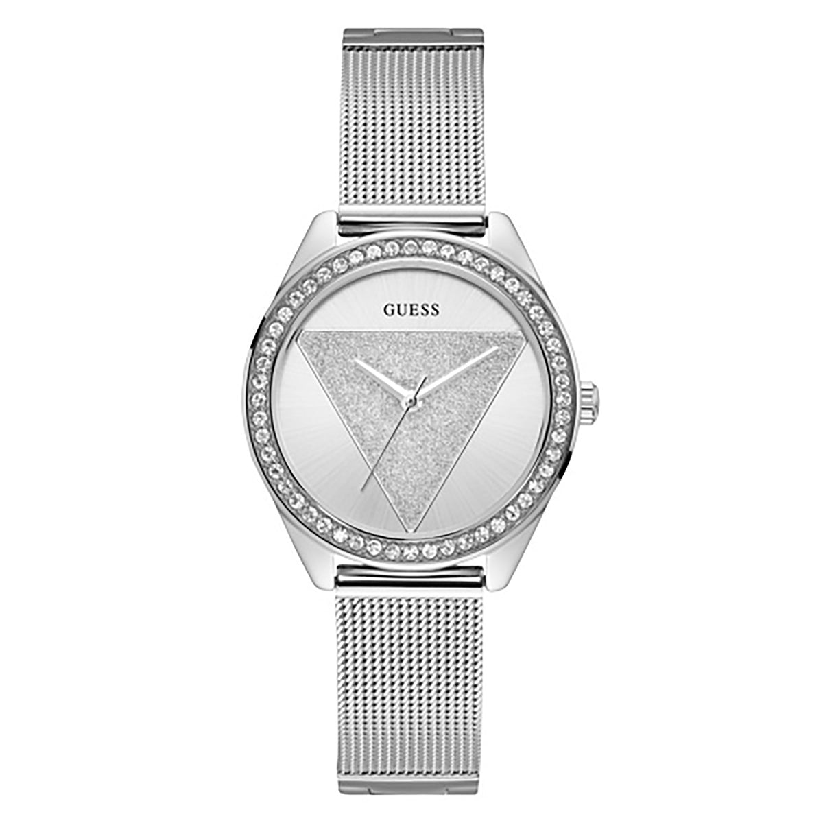 Guess Women's Watch Silver Tone Case Quartz