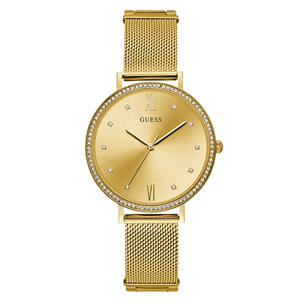 Guess Women's Watch Gold Tone Case Quartz