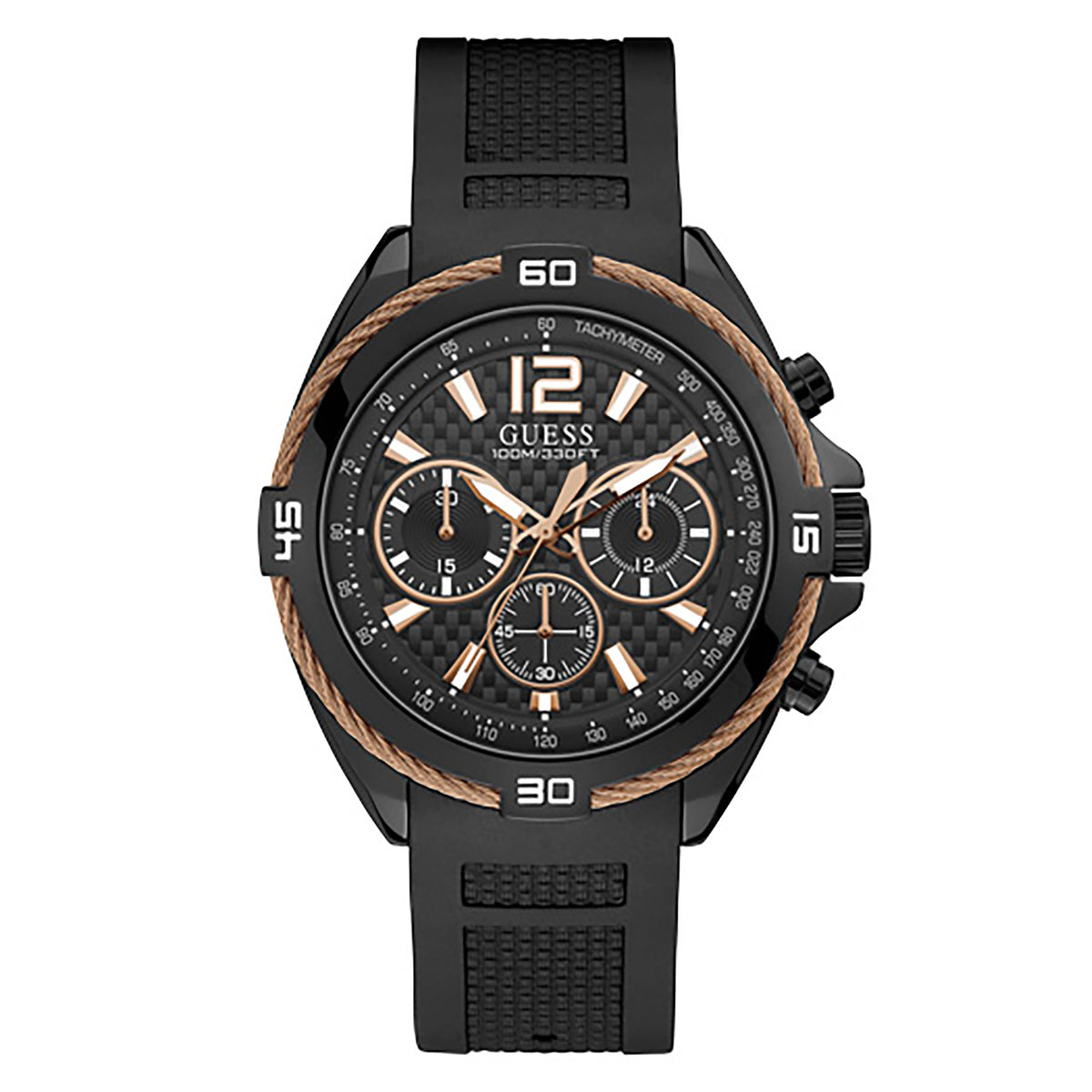 Guess Men's Watch Black Case Quartz