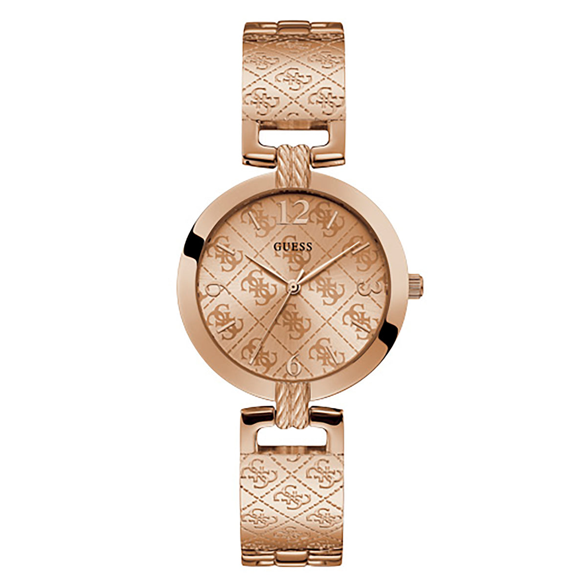 Guess Women's Watch Rose Gold Tone Case Quartz