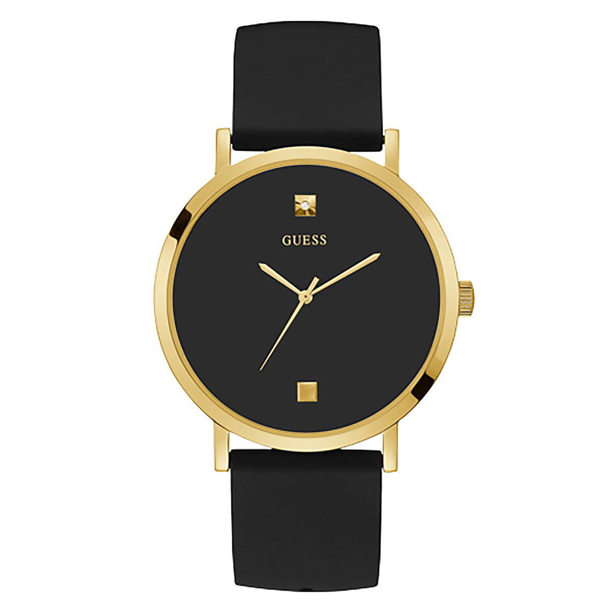 Guess Men's Watch Gold Tone Case Quartz