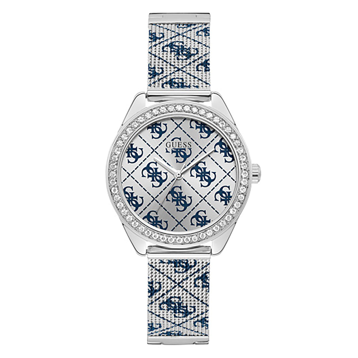 Guess Women's Watch Silver Tone Case Quartz