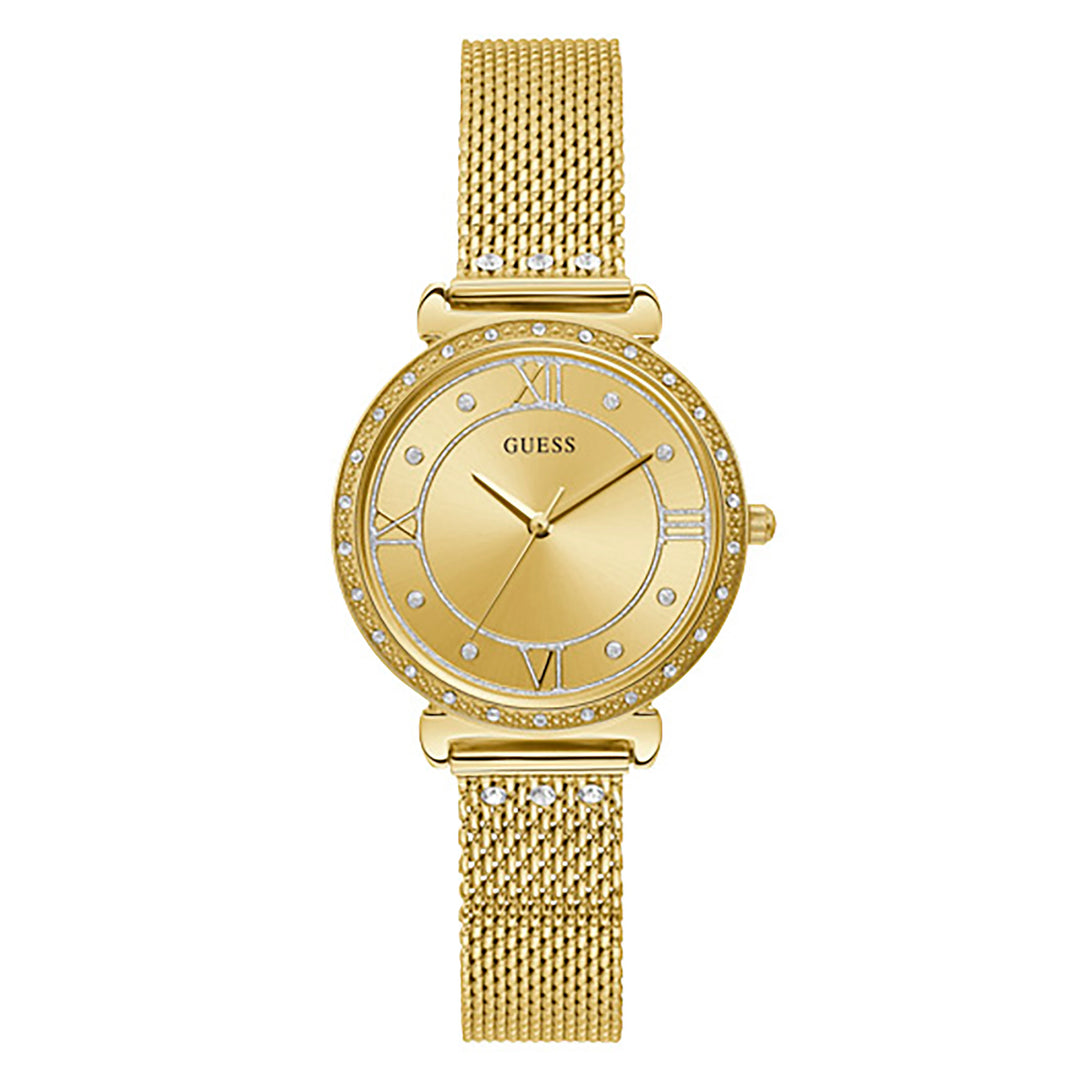 Guess Women's Watch Gold Tone Case Quartz
