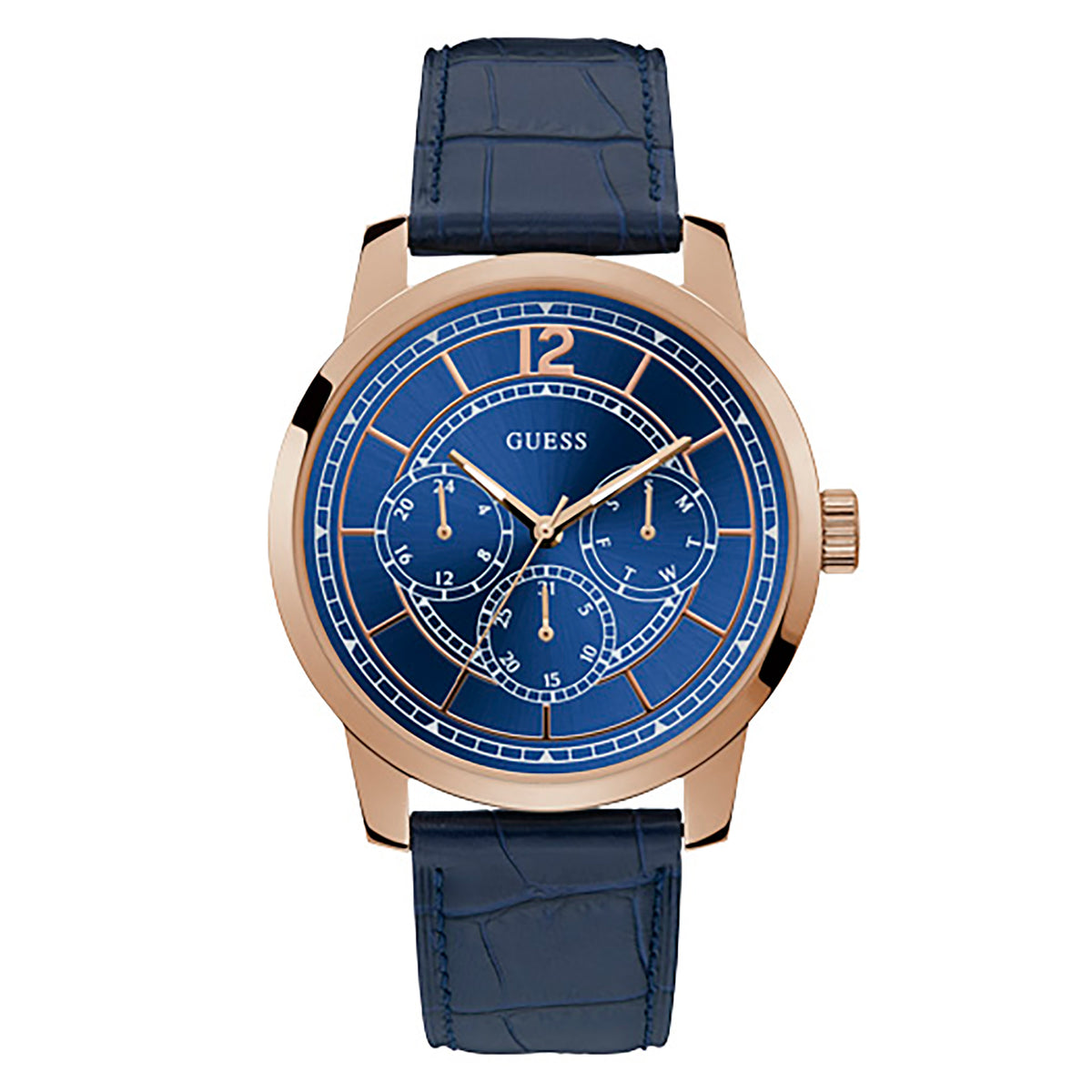 Guess Men's Watch Rose Gold Tone Case Quartz