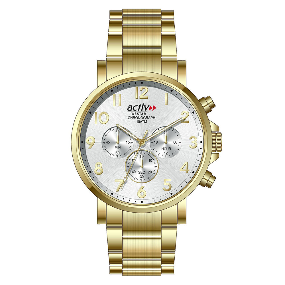 Westar Activ Gents Casual Sports Quartz Watch - 90270GPN107