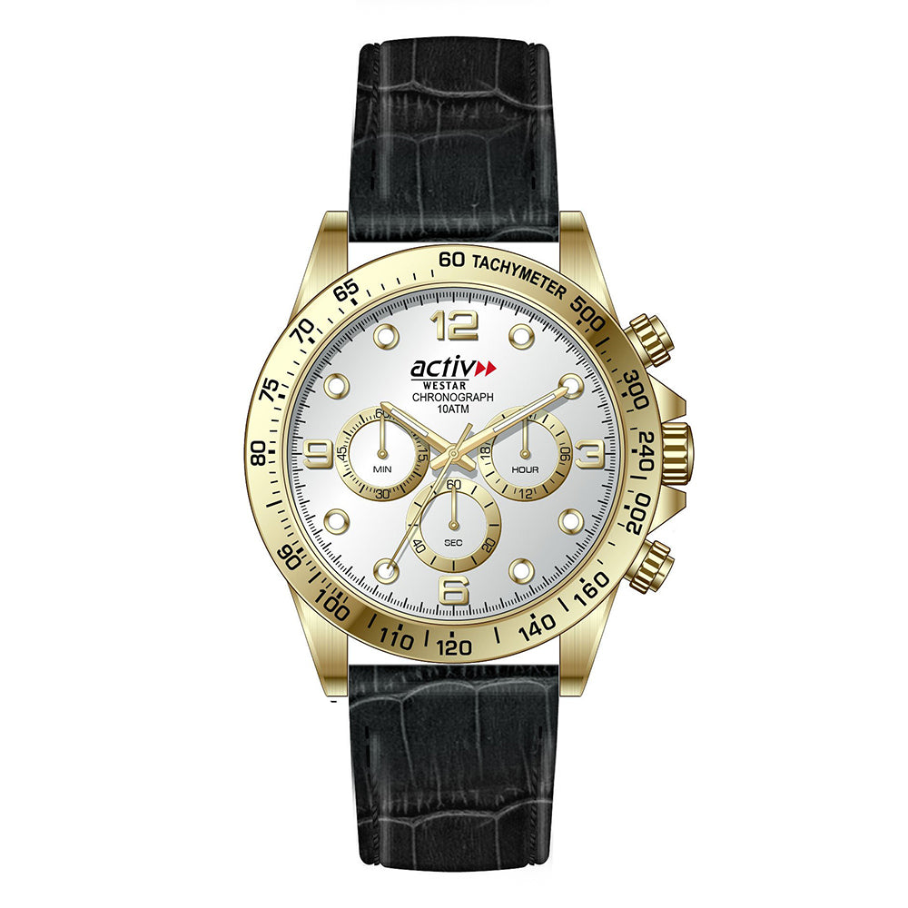 Westar Activ Gents Casual Sports Quartz Watch - 90273GPN107