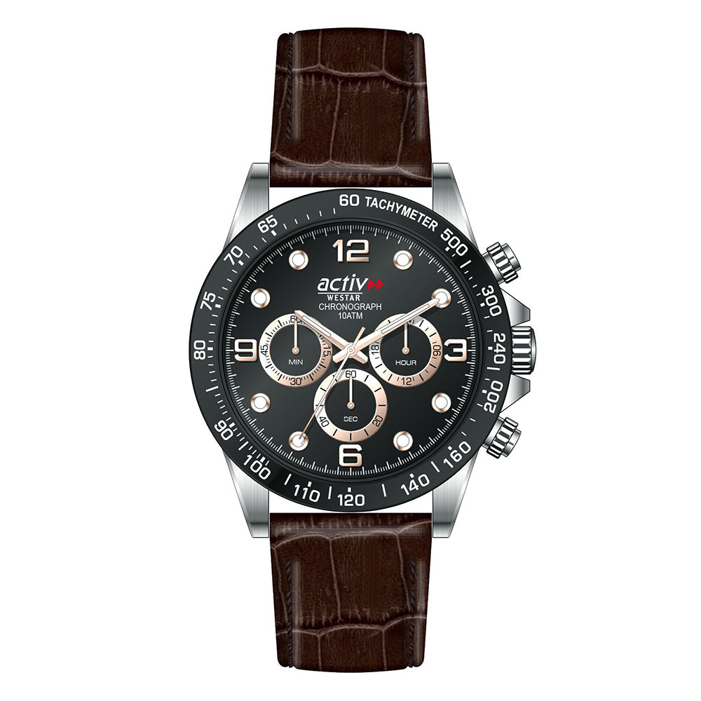 Westar Activ Gents Casual Sports Quartz Watch - 90273SBN623