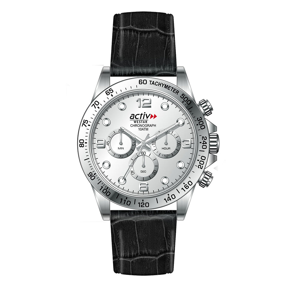 Westar Activ Gents Casual Sports Quartz Watch - 90273STN101