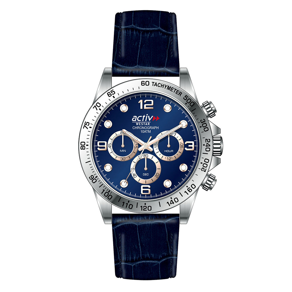 Westar Activ Gents Casual Sports Quartz Watch - 90273STN644