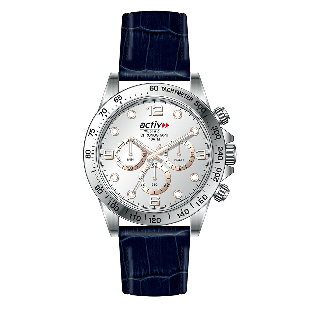 Westar Activ Gents Casual Sports Quartz Watch - 90273STN647