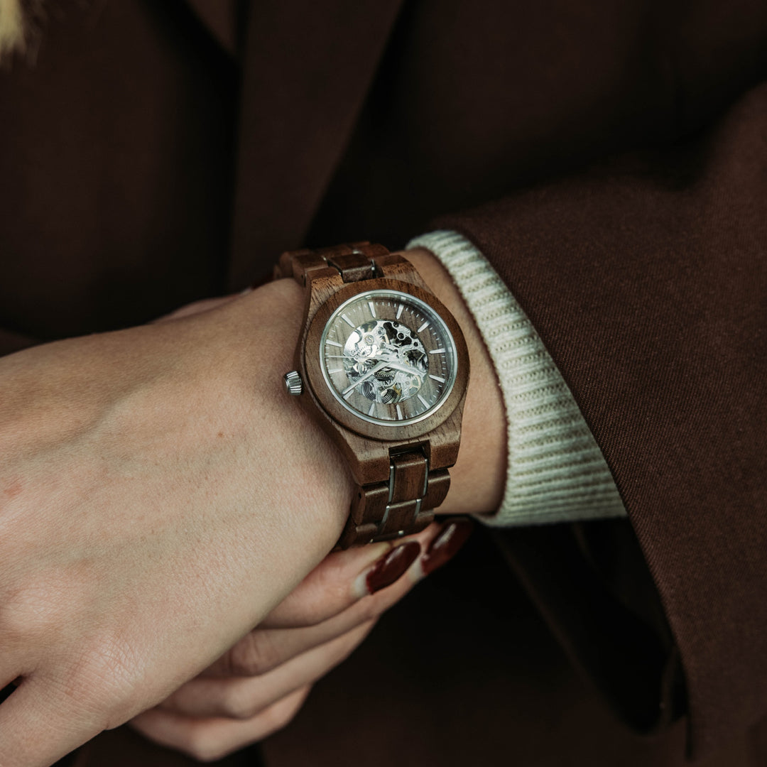 WOODWATCH WOMEN'S AUTOMATIC VOYAGER LIMITED EDITION WATCH