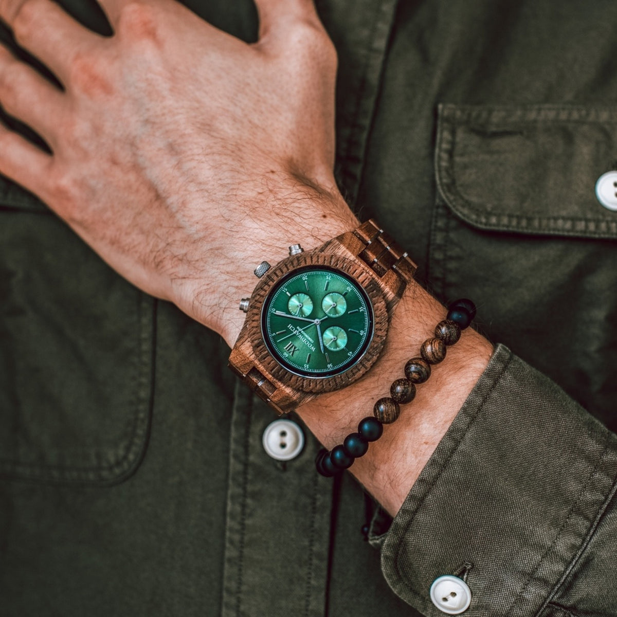 Woodwatch Men's Chronograph Demeter Quartz Watch