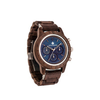 WOODWATCH MEN'S CHRONUS SAPPHIRE SILVER WW-CS-SAE