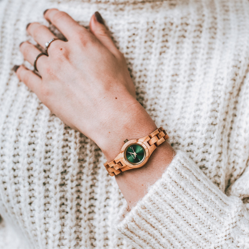 Woodwatch Women's Flora Dahlia Quartz Watch