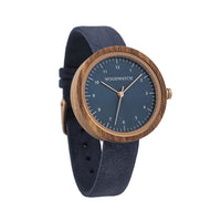 WOODWATCH WOMEN'S NORDIC MALMO NAVY QUARTZ WATCH