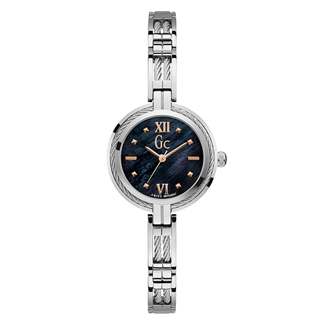 Gc Women's Watch Silver Case Quartz