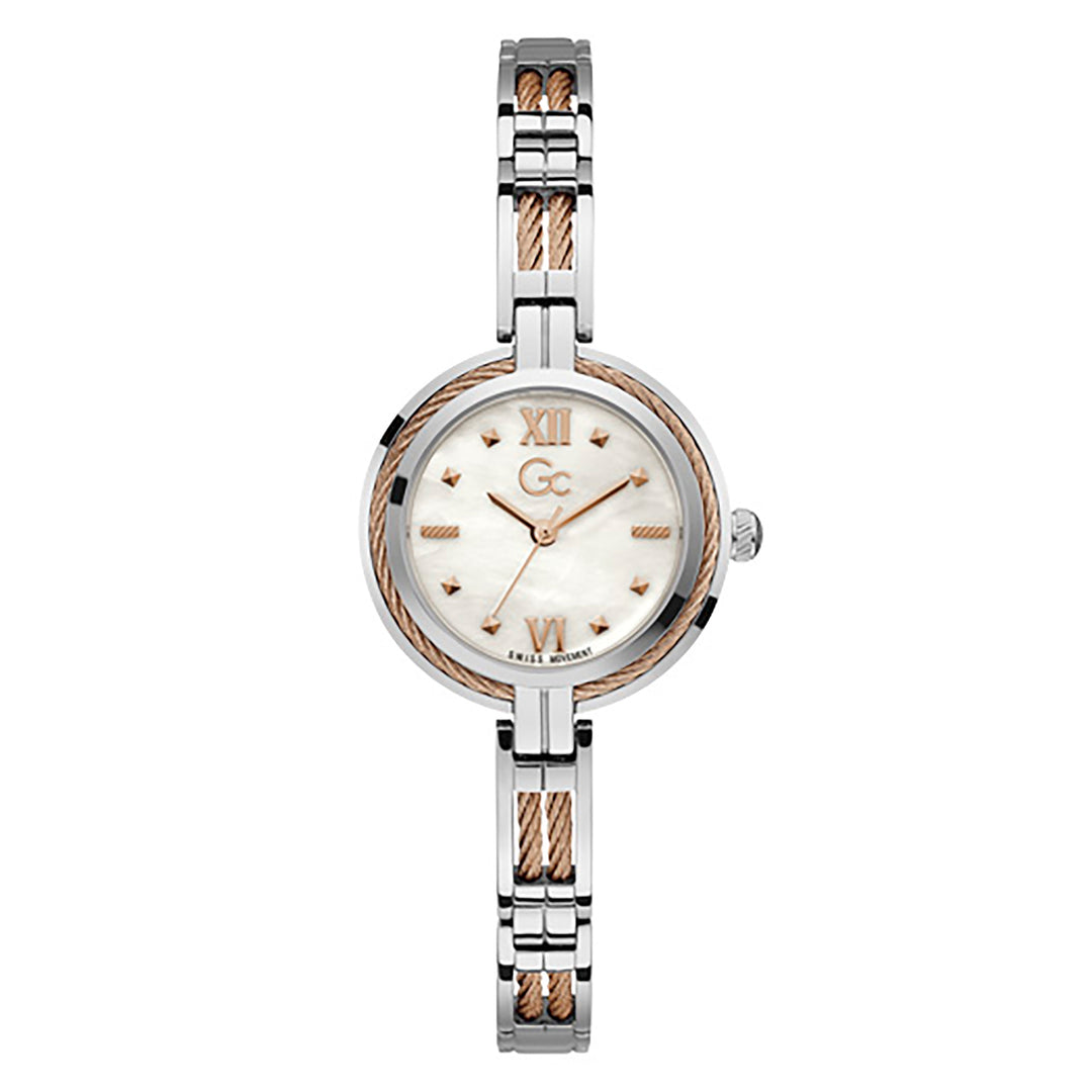 Gc Women's Watch Silver Case Quartz