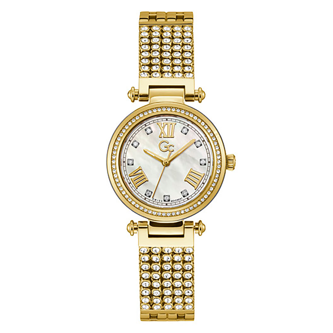 Gc Women's Watch Yellow Gold Case Quartz