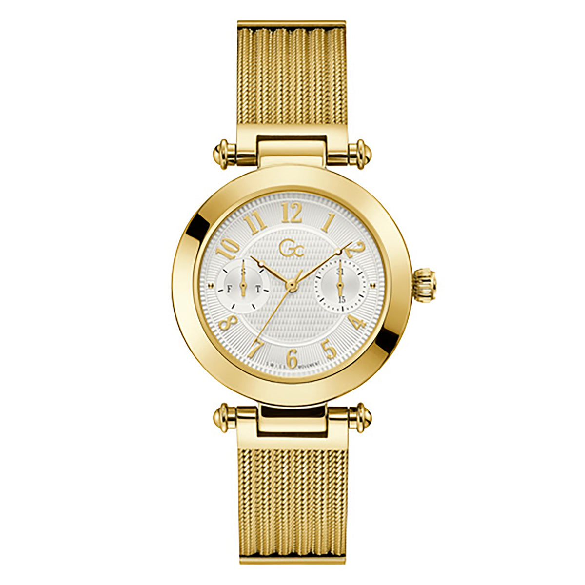 Gc Women's Watch Yellow Gold Case Quartz