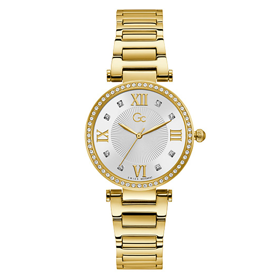 Gc Women's Watch Yellow Gold Case Quartz