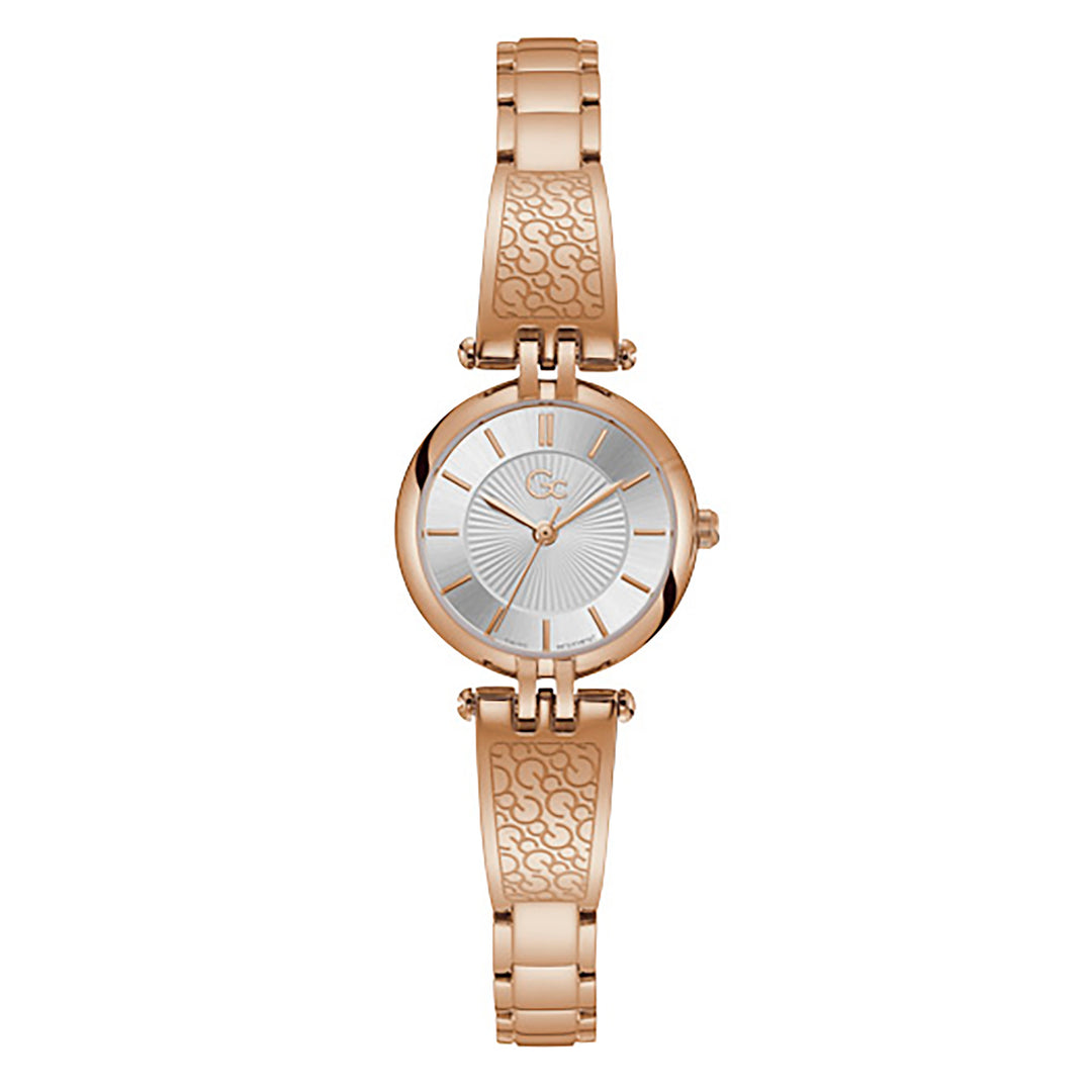 Gc Women's Watch Rose Gold Case Quartz