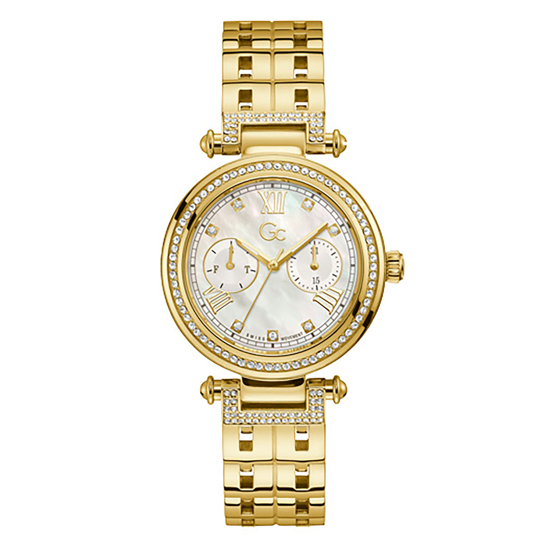 Gc Women's Watch Yellow Gold Case Quartz