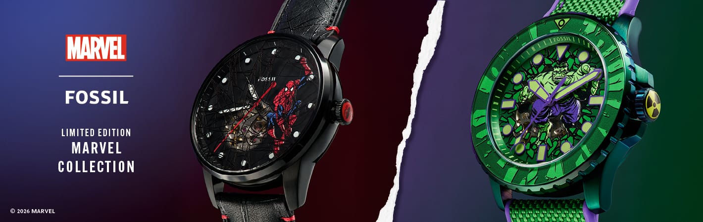 Fossil Spiderman Hulk Limited Edition
