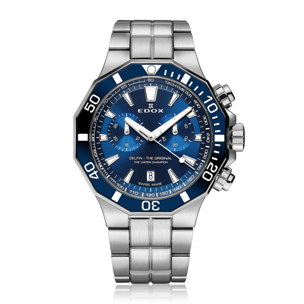 Edox Men's Delfin The Original Chronograph Quartz Watch